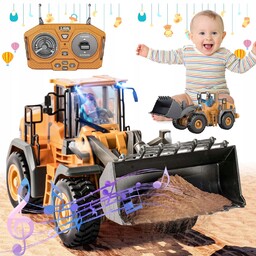 Zdalnie Sterowany Spychacz Rc 2.4 Ghz Dźwięki Silnika