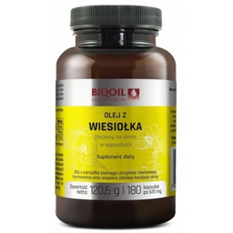 BIOOIL Olej Z WIESIOŁKA 670mg 180 kapsułek