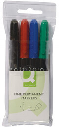 Marker do płyt CD/DVD 1mm 4szt mix pisak
