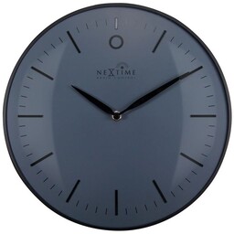Nextime Zegar sterowany radiowo (czarny) Small Glamour