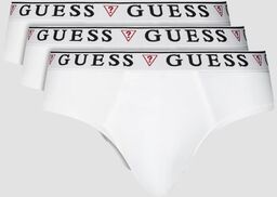 GUESS Zestaw białej męskiej bielizny slipy 3 Pack
