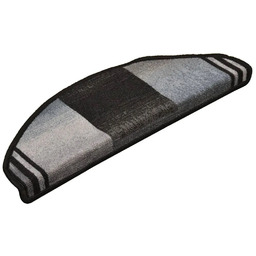 Profeos 15 sztuk półokrągłych trepów na schody czarny