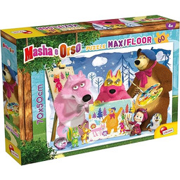 Lisciani Masha i bar puzzle Masza i niedźwiedź