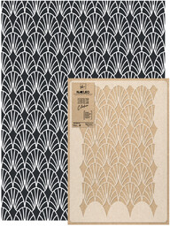 Szablon Malarski Wielokrotny Powtarzalny // Art Deco Palm
