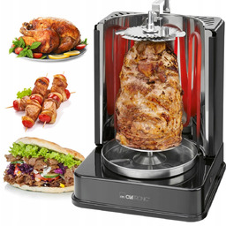 Grill do Kurczaka Opiekacz Do Kebaba Pionowy Obrotowy