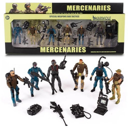 Żołnierzyki Najemnicy Z Akcesoriami