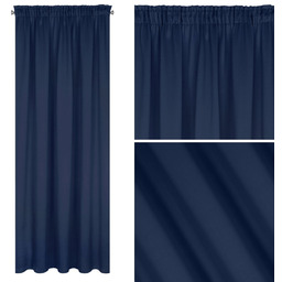 Zasłona Blackout Logan Taśma 140 x 270 Granatowy