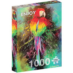 Puzzle, Kolorowa papuga, 1000 el.