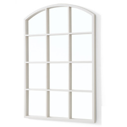 Giftdecor Lustro w okiennej ramie z łukiem, 76