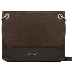 Ryłko R40928TB_2LK torebka damska skórzana czekoladowa