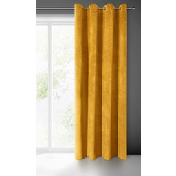 Eurofirany Villa Zasłona welwetowa aksamitna miękka na przelotkach