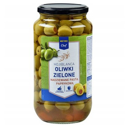 METRO Chef Oliwki zielone drylowane z pastą paprykową