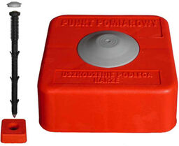 Niemcy Punkt graniczny / pomiarowy PLASTMARK 50cm