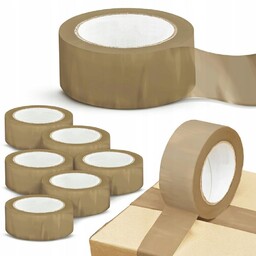 Sportown 6x taśma klejąca pakowa 100m x 48mm