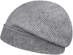 Czapka z Sukna Welnianego by Barascon, jasnoszary, One