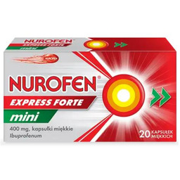 Nurofen Express Forte Mini 400 mg, 20 kapsułek