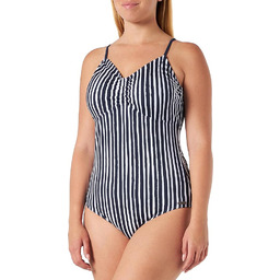 Firefly Sylvia Bikini Navy Dark/Stripe 44, granatowy (Navy