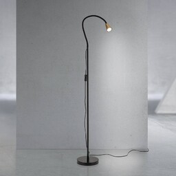 ORION Lampa stojąca Dotty, mosiężny / złoty, salon