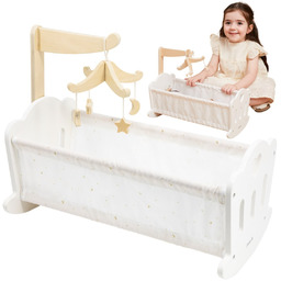 Viga Toys VIGA PolarB Kołyska Drewniana dla Lalek
