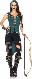 Leg Avenue Kostium Rebel Robin Hood (mały, czarny/zielony)
