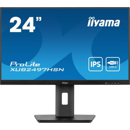 Iiyama Monitor USB-C, LAN, DP-Out (dock), 300cd