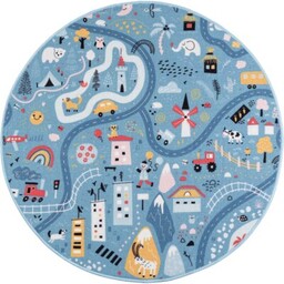 MULTIDECOR Dywan Stella Ulice 120 cm Niebieski