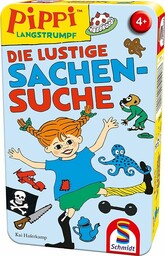 Schmidt Spiele 51448 Pippi długie pończochy, zabawne poszukiwanie