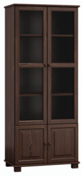 Witryna drewniana nr4 orzech