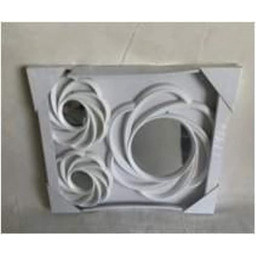 Gicos Import Export Lustro MOG. PLA. 3szt Biały