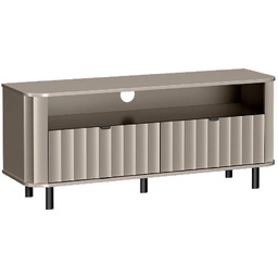 Edinos Szary ryflowany stolik pod tv glina K2-C38