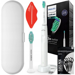 Szczoteczka soniczna PHILIPS Sonicare 2100 HX3651/13, 2 szt