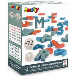 Magnetyczne litery i cyfry 72szt