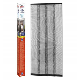 Tesa Moskitiera teleskopowa siatka na drzwi balkonowe czarna