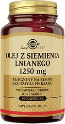 Solgar Olej z Siemienia Lnianego, 90 kapsułek