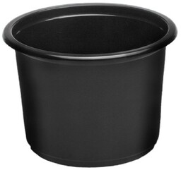 Pojemnik na zupę czarny okrągły 500ml PP 50szt