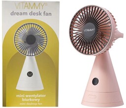 Wentylator przenośny VITAMMY Dream Desk Fan różowy