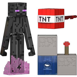 Mattel Minecraft, figurka Endermana z akcesoriami