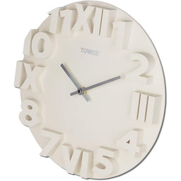 Tower Infinity Stone T878504PEB Zegar ścienny ze stali