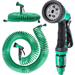 Wąż ogrodowy rozciągliwy Liden 30 m zielony