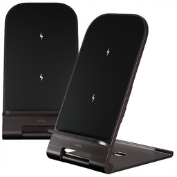 Ładowarka indukcyjna bezprzewodowa 2w1 stojak na telefon