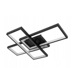 Żyrandol, lampa LED Erato 45W CCT ciepła/neutralna/zimna czarny