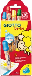 GIOTTO be-bè F469600 Jumbo kredki kolorowe, 6 sztuk