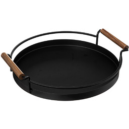 5five Simply Smart Taca czarna okrągła, uchwyty