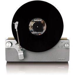 Lenco LSA-071SI Automatyczny Napęd paskowy Bluetooth Srebrny Gramofon