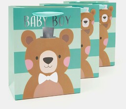 Sinsay - Torby prezentowe 3 pack - Zielony