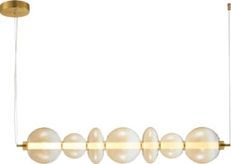 MILAGRO ML0349 Lampa wisząca DAPHNE AMBER 40W