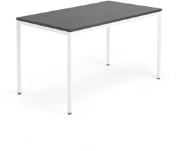 Biurko QBUS, rama 4 nogi, 1400x800 mm, biały,