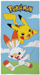 Halantex Ręcznik plażowy 70x140 Pokemon niebieski