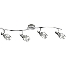 Rabalux 6185 lampa ścienna Venus Eve, metal, srebrny,