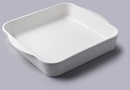 Kwadratowe porcelanowe naczynie do pieczenia 28 cm